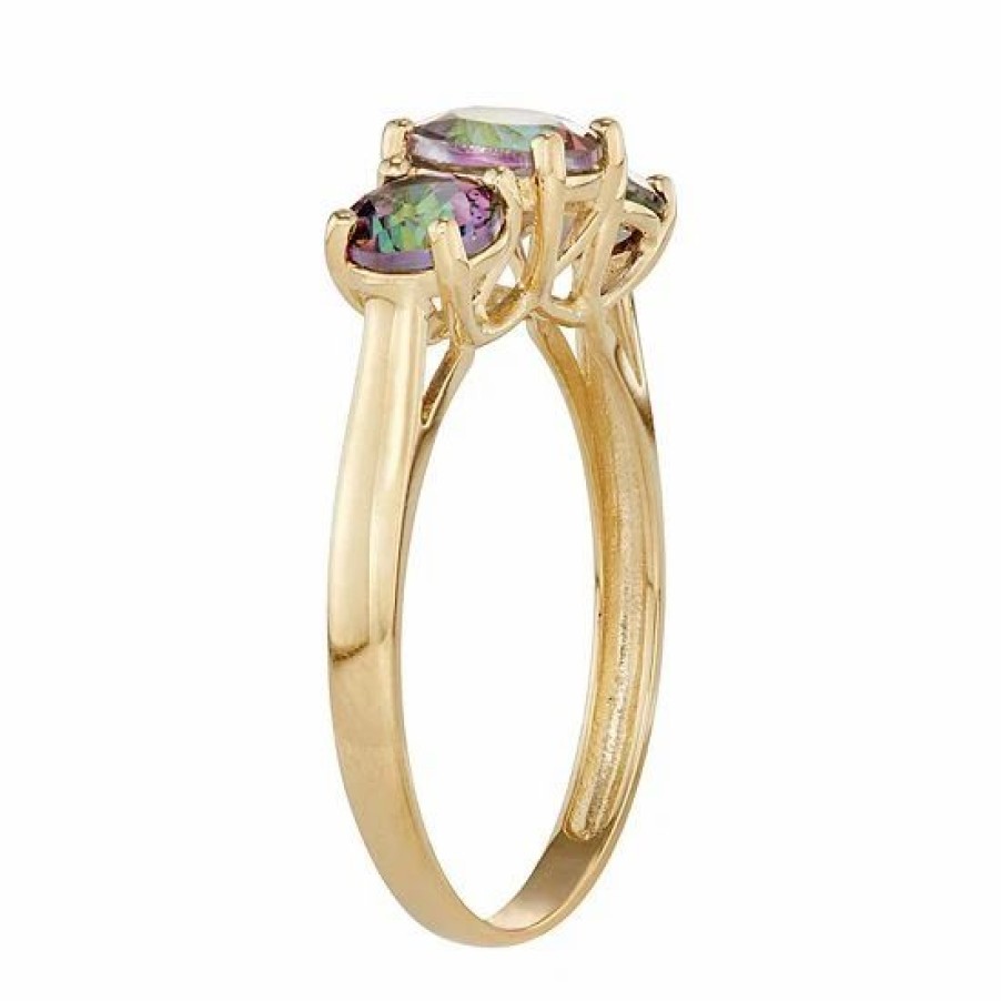 * Designs By Gioelli 10K Gold 3-Stone Ring | Jewelry