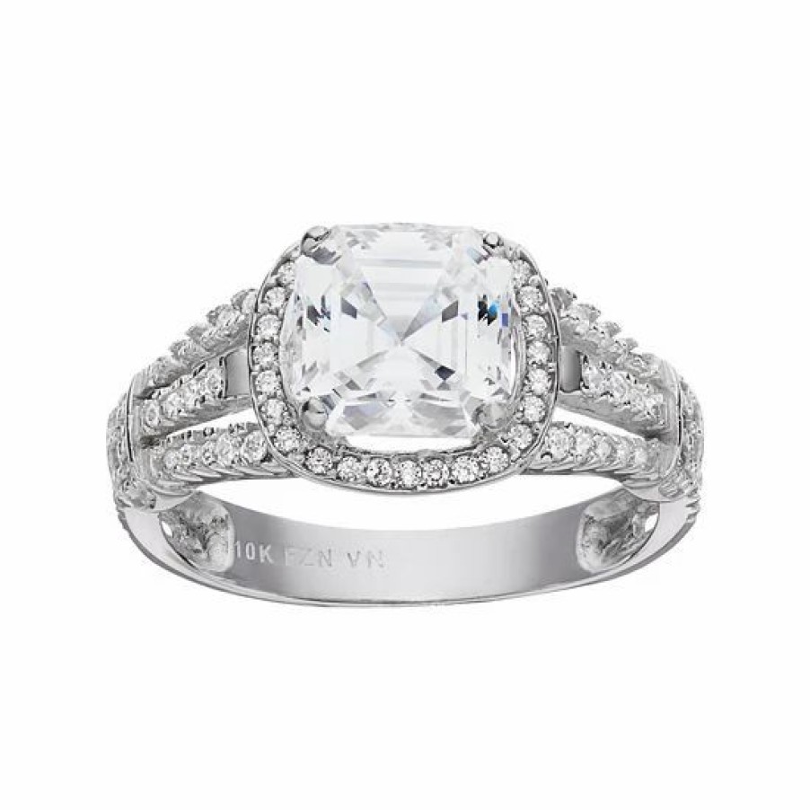 * Designs By Gioelli Cubic Zirconia 10K White Gold Ring | Jewelry