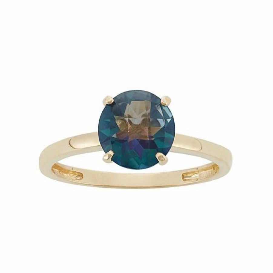 * Designs By Gioelli Mystic Topaz 10K Gold Ring | Jewelry