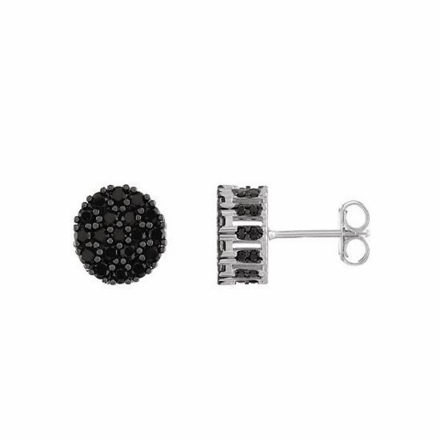 * Designs By Gioelli Men'S Pave Cubic Zirconia Stud Earrings | Jewelry