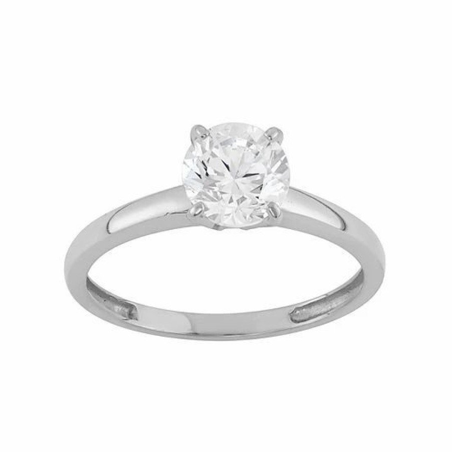 * Designs By Gioelli Cubic Zirconia 2 Carat Solitaire Engagement Ring In 10K Gold | Jewelry