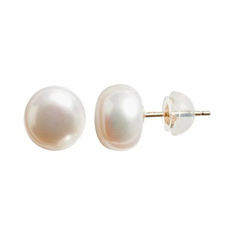 * Designs By Gioelli 14K Gold Dyed Freshwater Cultured Pearl Stud Earrings | Jewelry