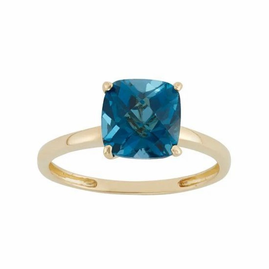 * Designs By Gioelli London Blue Topaz 10K Gold Ring | Jewelry