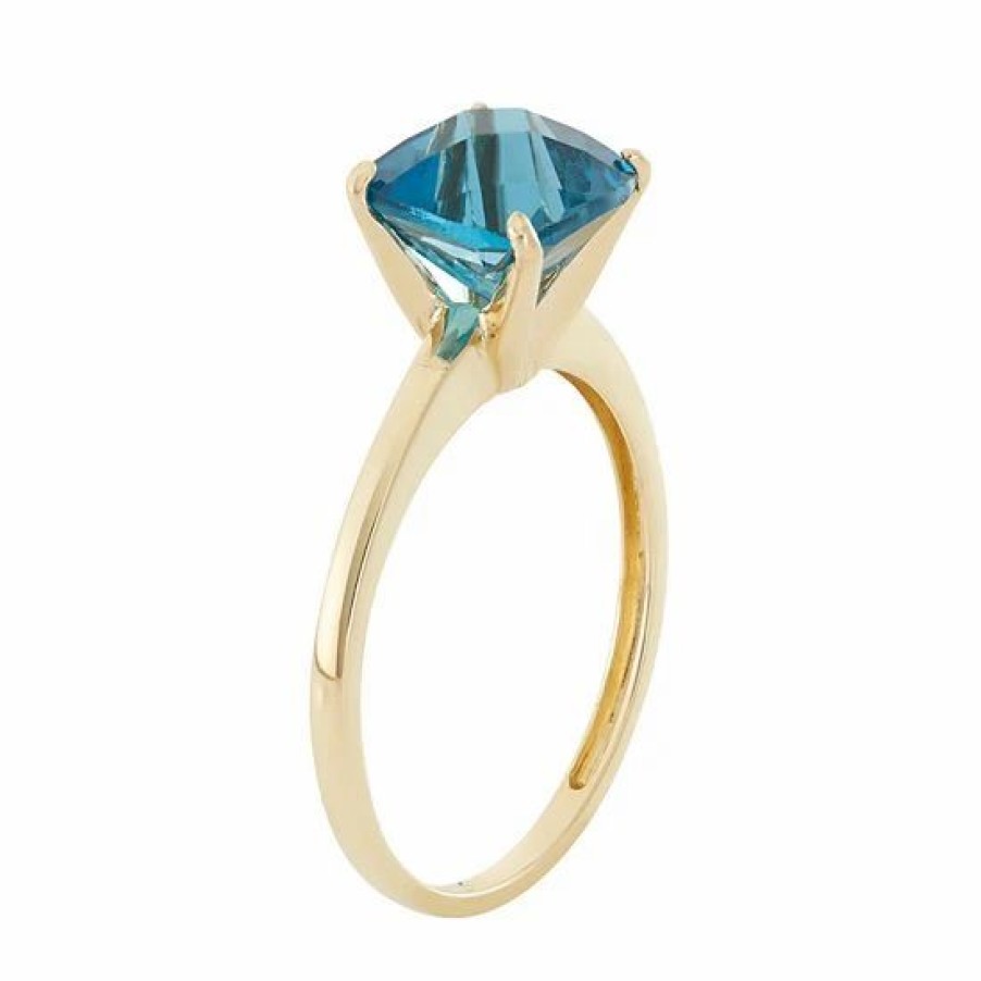 * Designs By Gioelli London Blue Topaz 10K Gold Ring | Jewelry