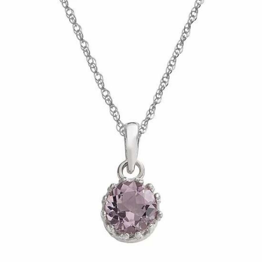 * Designs By Gioelli Sterling Silver Amethyst Pendant | Jewelry