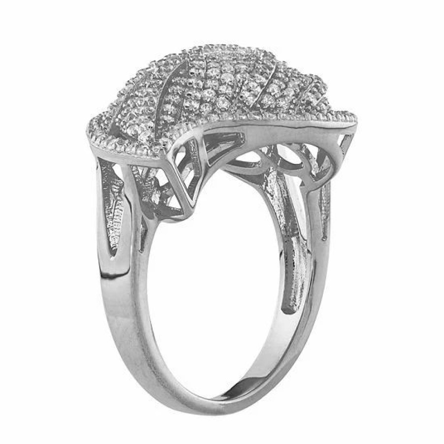 * Designs By Gioelli Cubic Zirconia Leaf Ring | Jewelry