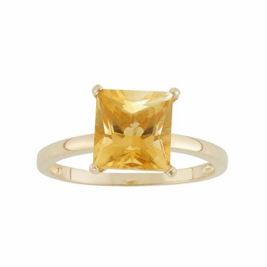 * Designs By Gioelli Citrine 10K Gold Ring | Jewelry