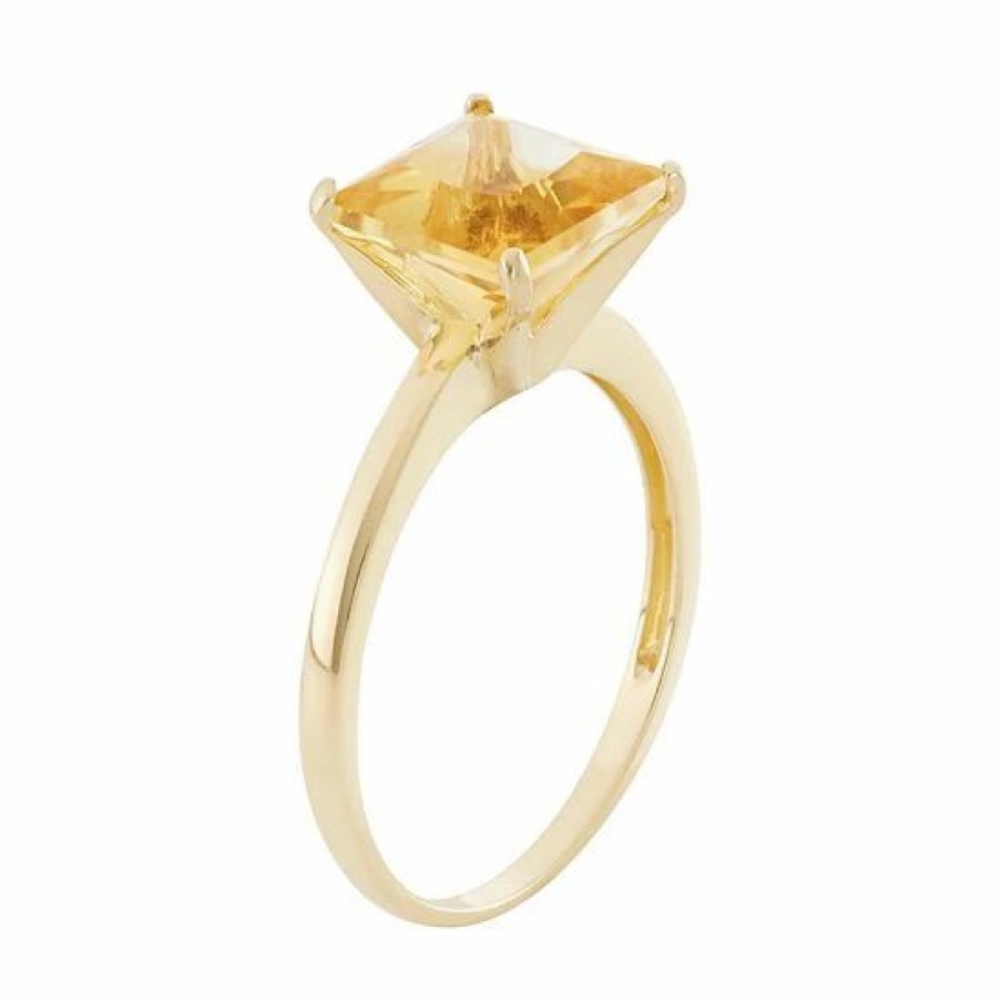 * Designs By Gioelli Citrine 10K Gold Ring | Jewelry