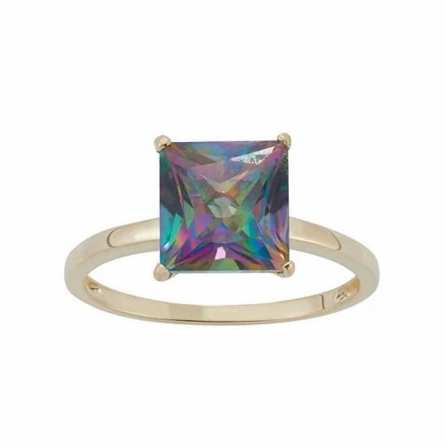 * Designs By Gioelli Mystic Topaz 10K Gold Ring | Jewelry