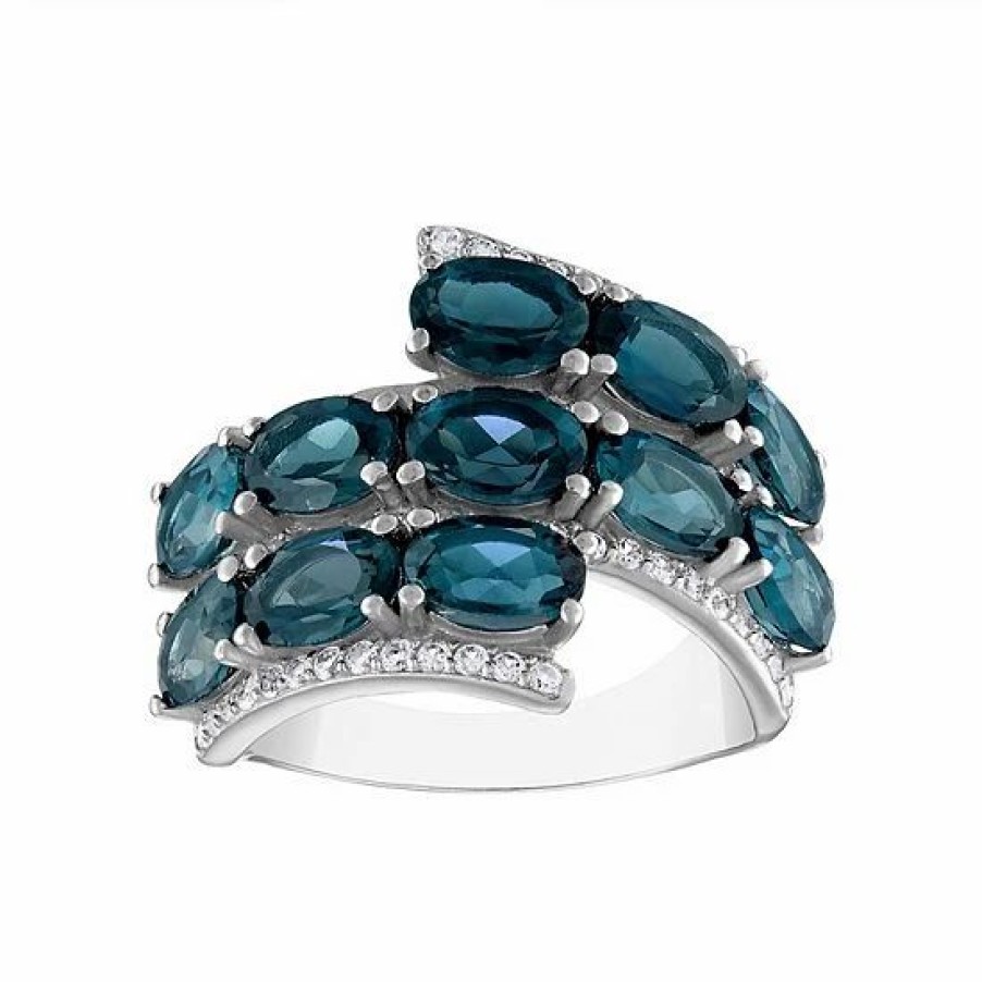 * Designs By Gioelli Sterling Silver London Blue Topaz Ring | Jewelry