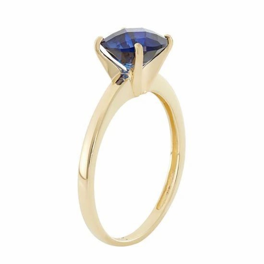 * Designs By Gioelli Lab-Created Sapphire 10K Gold Ring | Jewelry