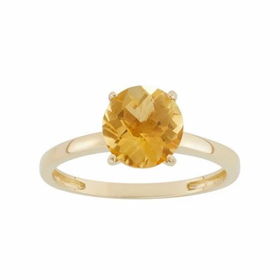 * Designs By Gioelli Citrine 10K Gold Ring | Jewelry