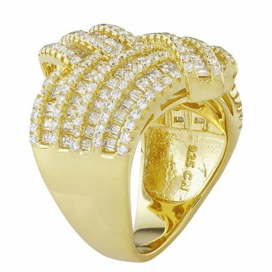 * Designs By Gioelli Cubic Zirconia Basketweave Ring | Jewelry