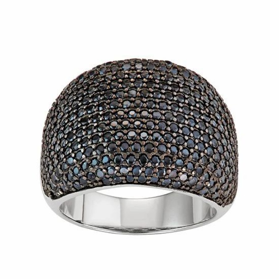 * Designs By Gioelli Sterling Silver Black Spinel Ring | Jewelry