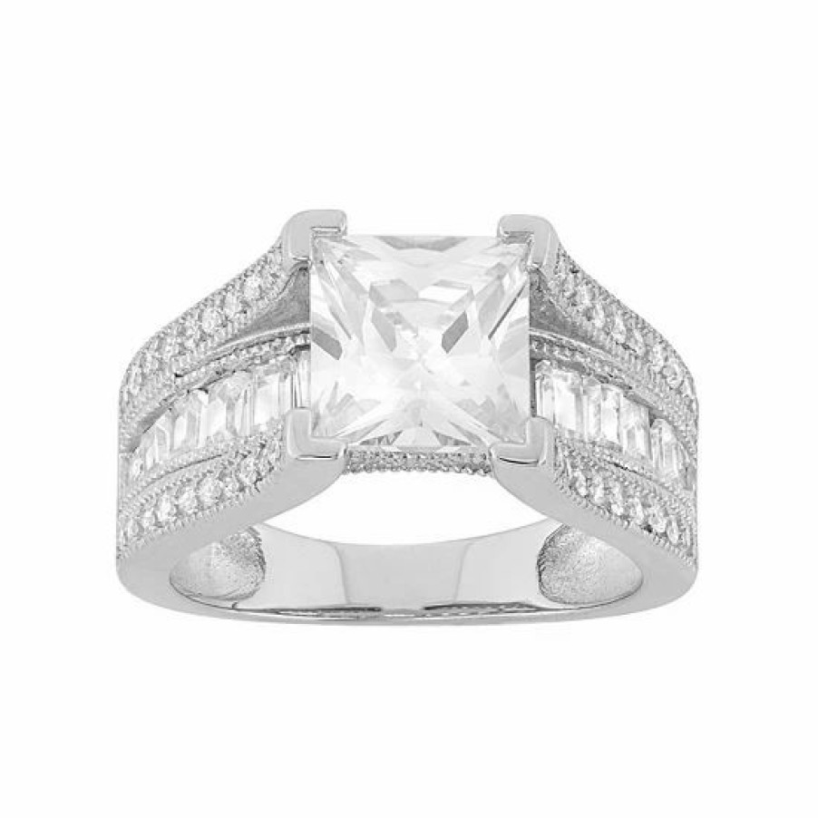 * Designs By Gioelli Cubic Zirconia Sterling Silver Ring | Jewelry