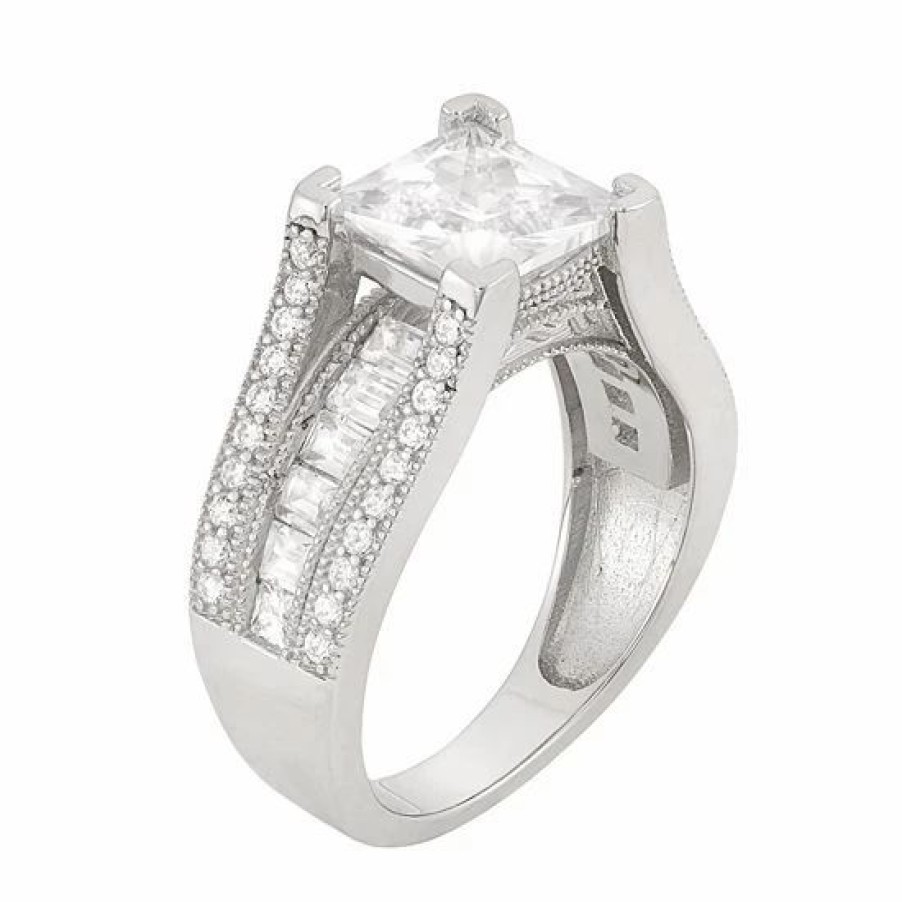 * Designs By Gioelli Cubic Zirconia Sterling Silver Ring | Jewelry