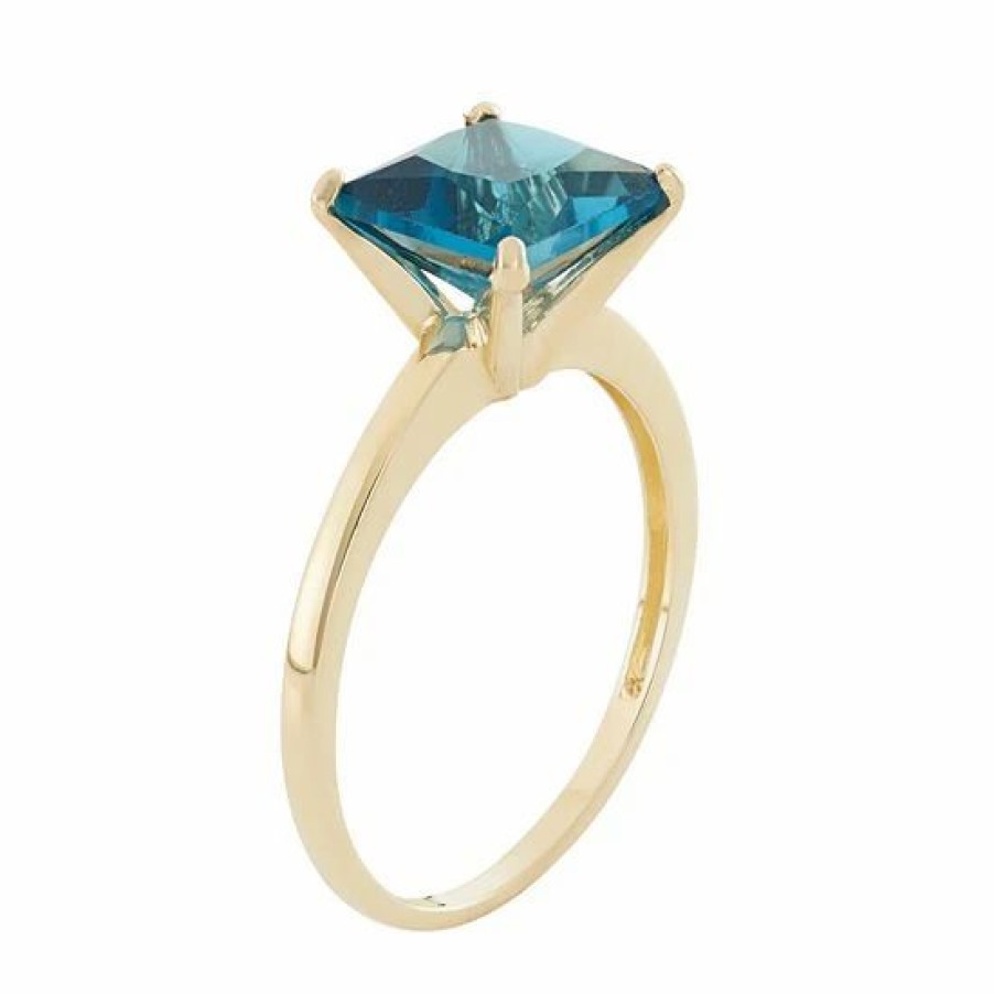 * Designs By Gioelli London Blue Topaz 10K Gold Ring | Jewelry