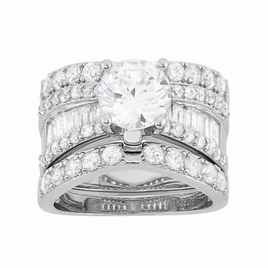 * Designs By Gioelli Cubic Zirconia Engagement Ring Set | Jewelry