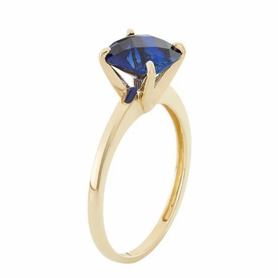 * Designs By Gioelli Lab-Created Sapphire 10K Gold Ring | Jewelry