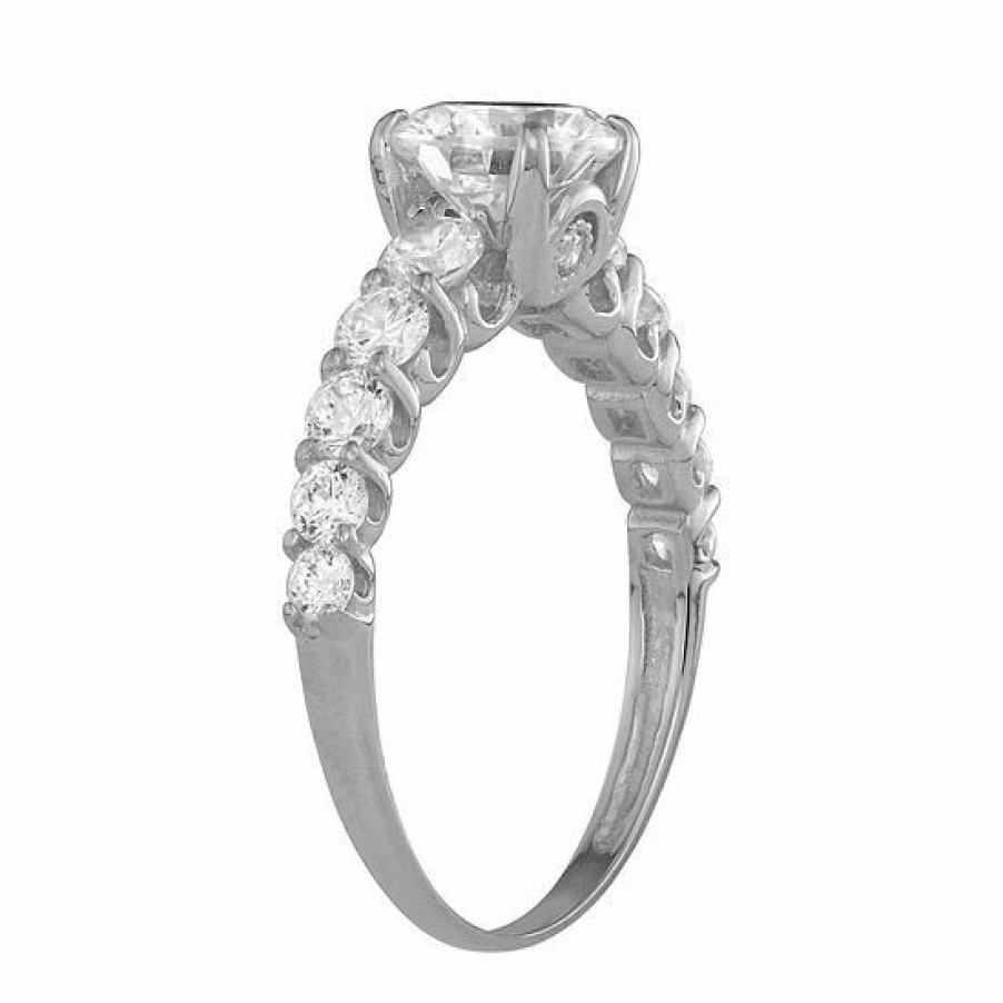 * Designs By Gioelli 10K Gold Cubic Zirconia Engagement Ring | Jewelry