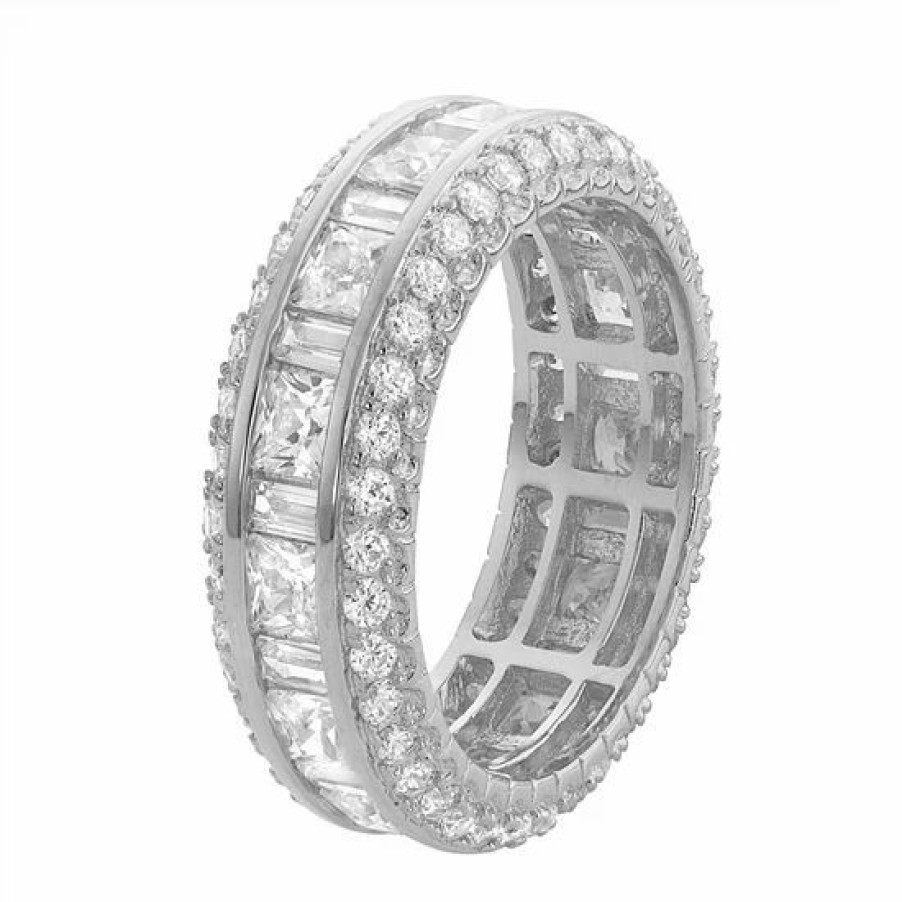 * Designs By Gioelli Sterling Silver Cubic Zirconia Eternity Ring | Jewelry