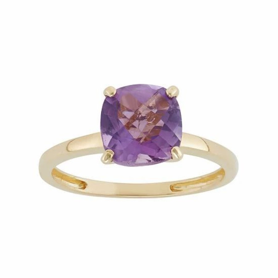 * Designs By Gioelli Amethyst 10K Gold Ring | Jewelry