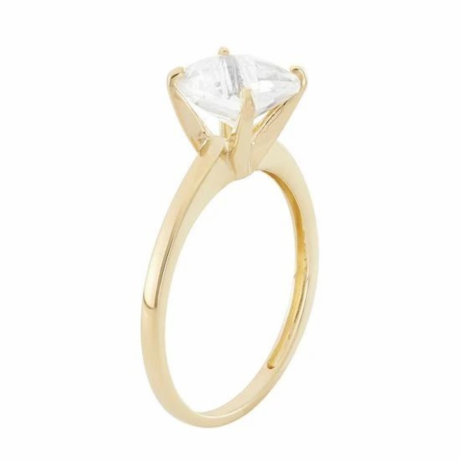 * Designs By Gioelli Lab-Created White Sapphire 10K Gold Ring | Jewelry