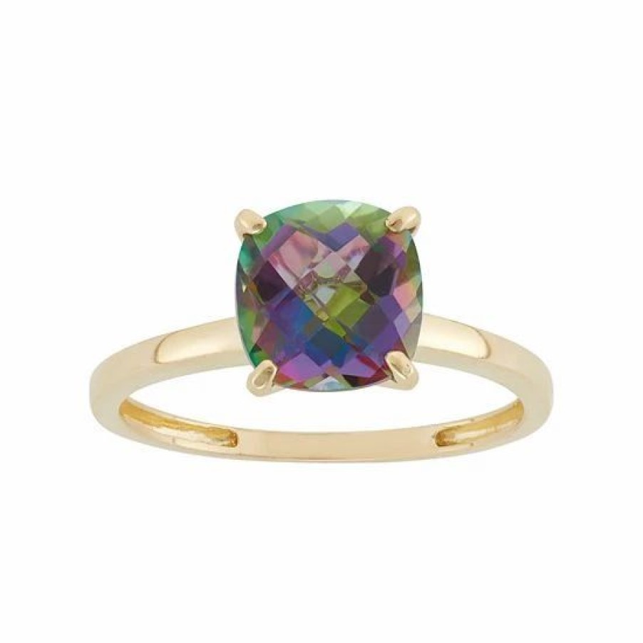 * Designs By Gioelli Mystic Topaz 10K Gold Ring | Jewelry