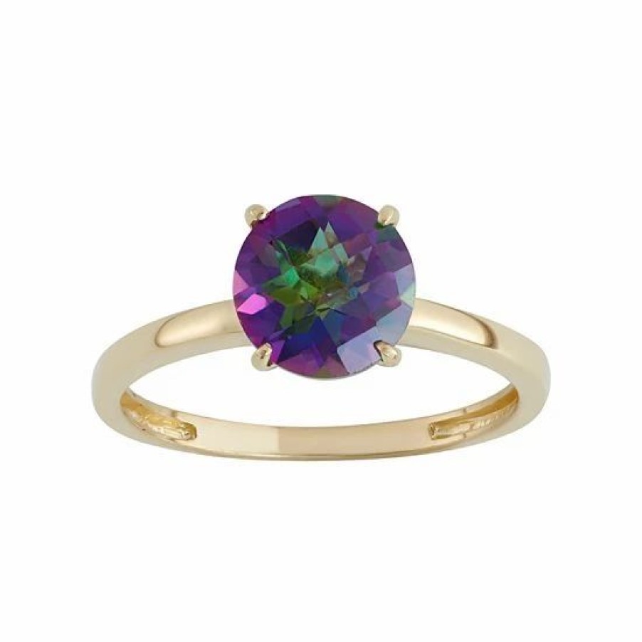 * Designs By Gioelli Mystic Topaz 10K Gold Ring | Jewelry