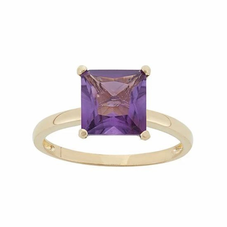 * Designs By Gioelli Amethyst 10K Gold Ring | Jewelry