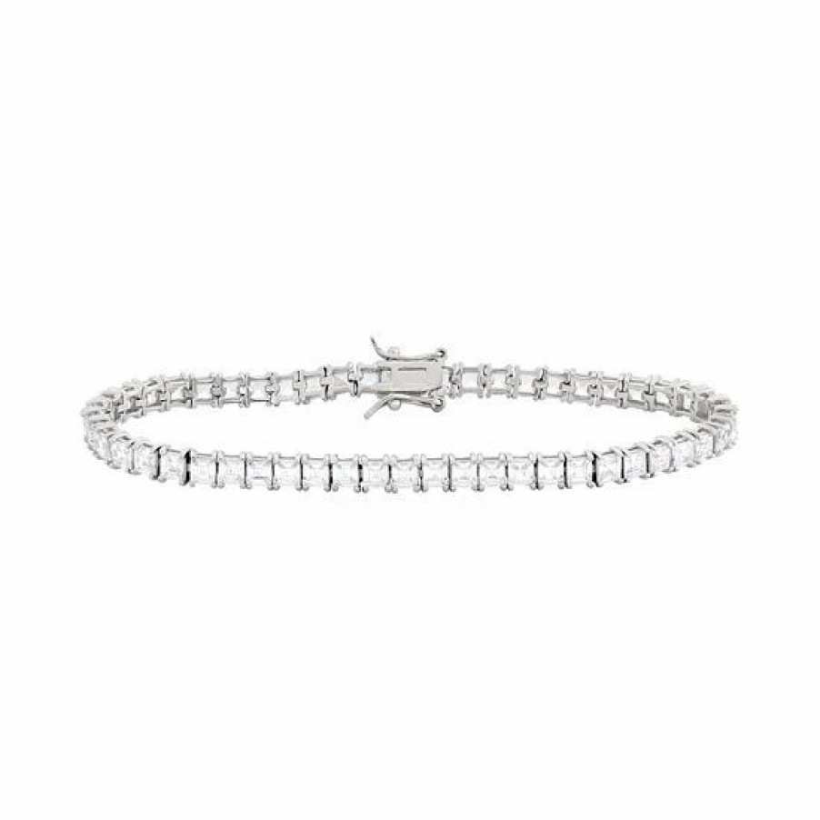 * Designs By Gioelli Sterling Silver Cubic Zirconia Tennis Bracelet | Jewelry