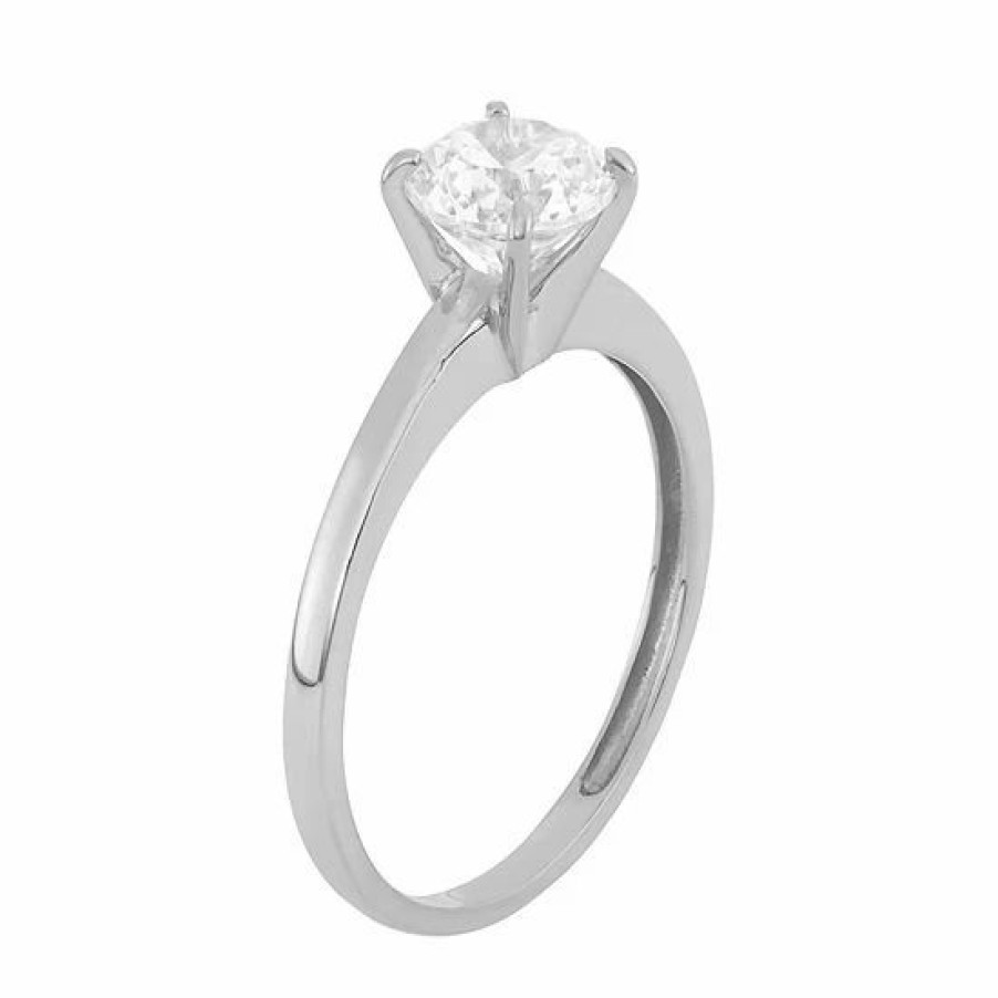 * Designs By Gioelli 14K Gold 6.5Mm Cubic Zirconia Ring | Jewelry