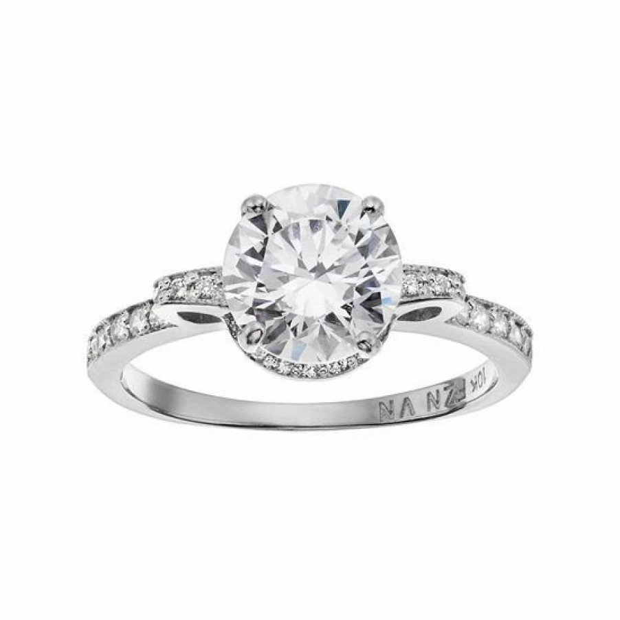 * Designs By Gioelli Cubic Zirconia 10K White Gold Ring | Jewelry