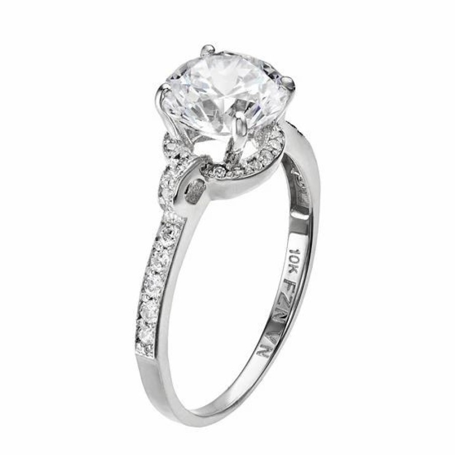 * Designs By Gioelli Cubic Zirconia 10K White Gold Ring | Jewelry