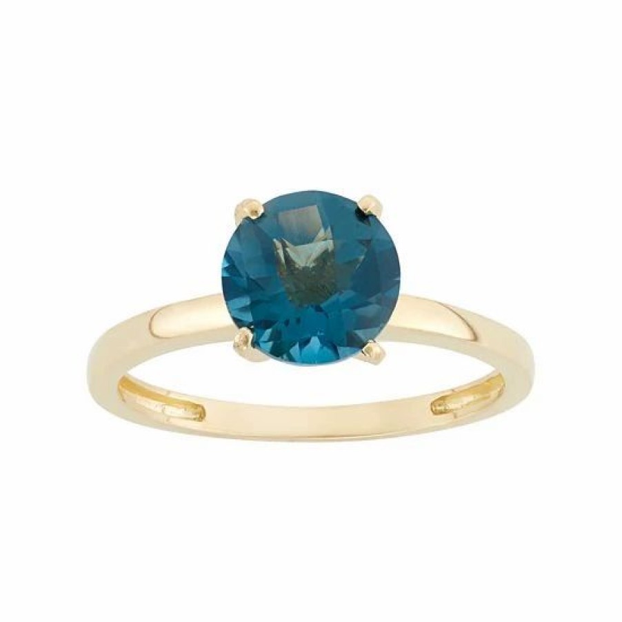 * Designs By Gioelli London Blue Topaz 10K Gold Ring | Jewelry