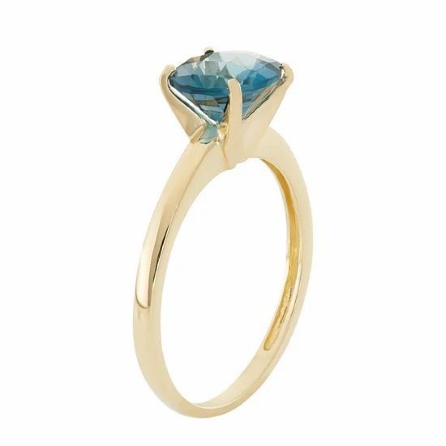 * Designs By Gioelli London Blue Topaz 10K Gold Ring | Jewelry